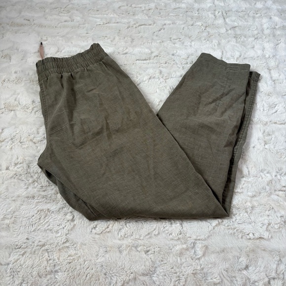 Prana Women's Size Small Green Shala Cropped Joggers - Picture 2 of 6